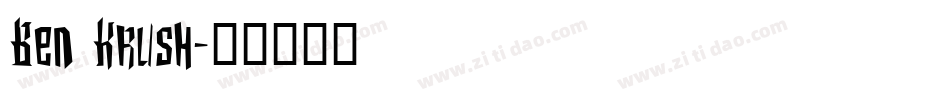 Ben Krush字体转换